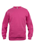 Clique Roundneck Sweatshirt. Unisex Fit. 14 Colour Options XS-5XL - Sweatshirt - Logo Free Clothing
