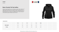 Clique Basic Zip-Up Hoodie | Ladies | Medium Weight Hooded Jacket | 9 Colours | XS-2XL - Hoodie - Logo Free Clothing