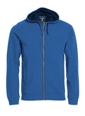 Clique Classic Hoodie Full Zip. Mens Contrast Colour Heavyweight Hoodie. 6 Colours XS-5XL - Hoodie - Logo Free Clothing