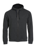 Clique Classic Hoodie Full Zip. Mens Contrast Colour Heavyweight Hoodie. 6 Colours XS-5XL - Hoodie - Logo Free Clothing