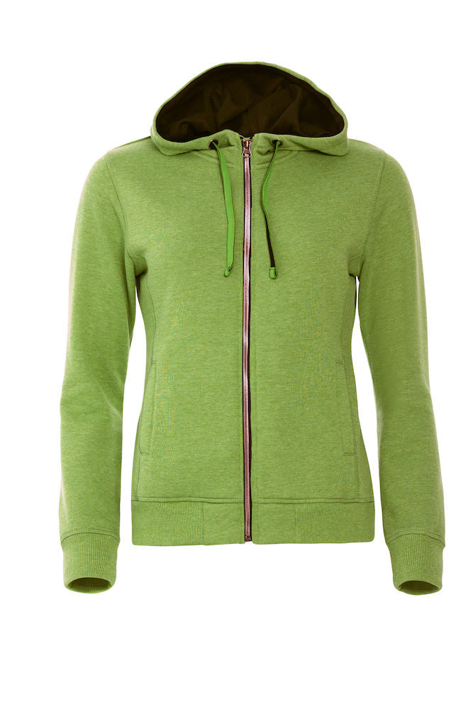 Clique Classic Hoodie Full Zip. Ladies Contrast Colour Heavyweight Hoodie. 8 Colours XS-2XL - Hoodie - Logo Free Clothing