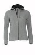 Clique Classic Hoodie Full Zip. Ladies Contrast Colour Heavyweight Hoodie. 8 Colours XS-2XL - Hoodie - Logo Free Clothing