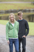 Clique Classic Hoodie Full Zip. Ladies Contrast Colour Heavyweight Hoodie. 8 Colours XS-2XL - Hoodie - Logo Free Clothing