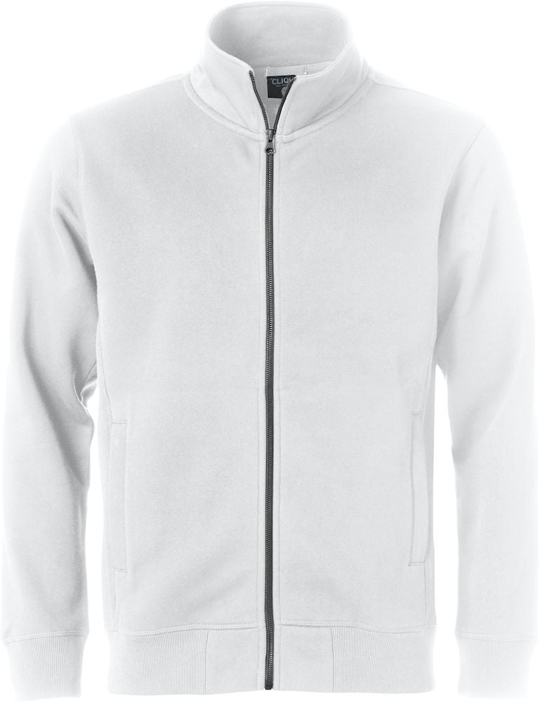 Clique Classic Cardigan Mens. Heavyweight Zipped Sweatshirt. 5 Colours. XS-5XL - Sweatshirt - Logo Free Clothing