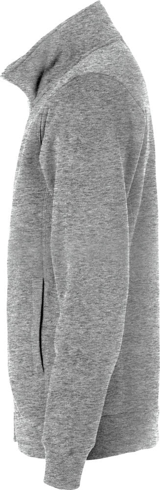 Clique Classic Cardigan Mens. Heavyweight Zipped Sweatshirt. 5 Colours. XS-5XL - Sweatshirt - Logo Free Clothing