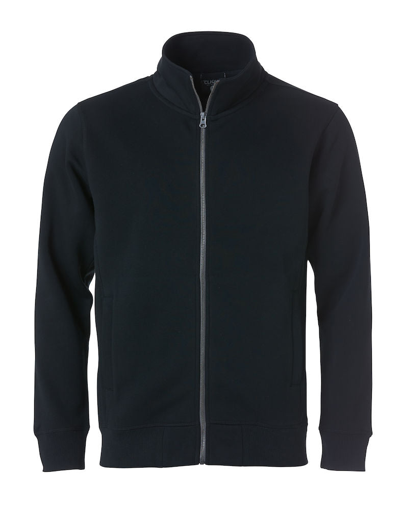 Clique Classic Cardigan Mens. Heavyweight Zipped Sweatshirt. 5 Colours. XS-5XL - Sweatshirt - Logo Free Clothing