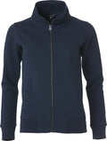 Clique Classic Cardigan Ladies. Heavyweight Zipped Sweatshirt. 5 Colours. XS-2XL - Sweatshirt - Logo Free Clothing
