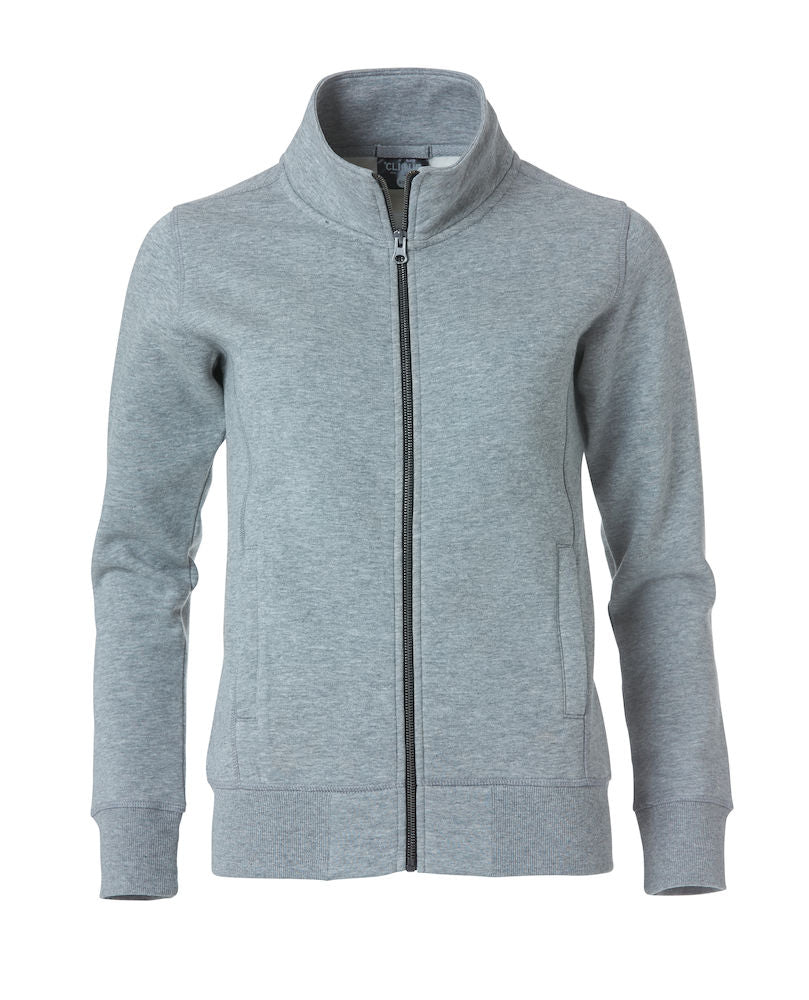 Clique Classic Cardigan Ladies. Heavyweight Zipped Sweatshirt. 5 Colours. XS-2XL - Sweatshirt - Logo Free Clothing