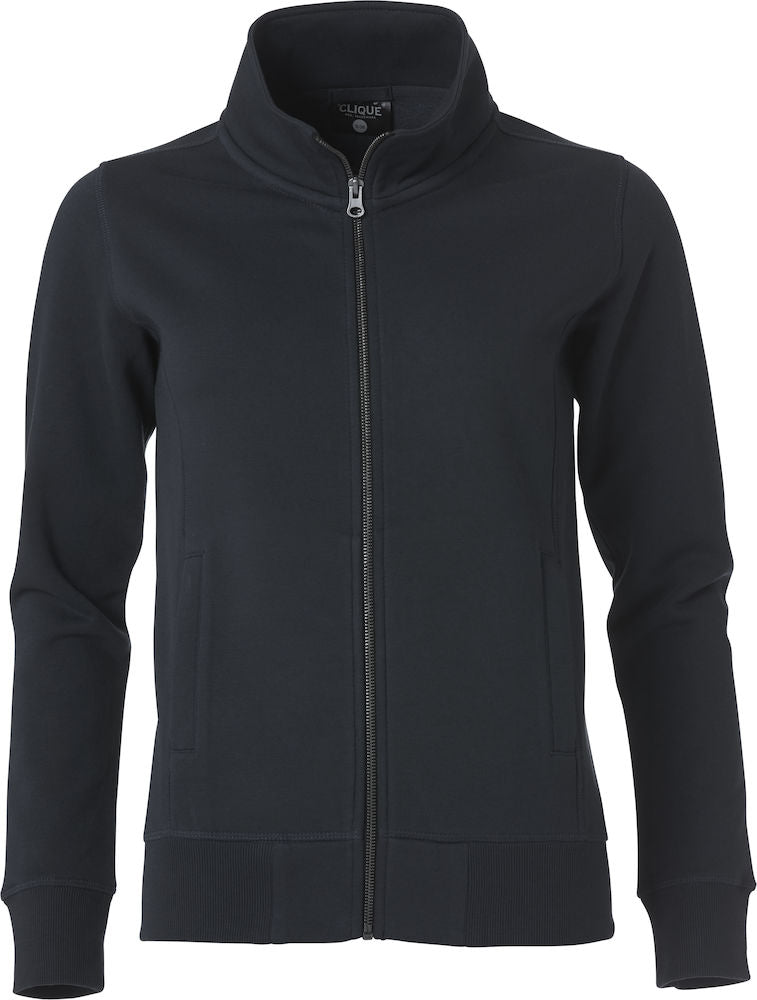 Clique Classic Cardigan Ladies. Heavyweight Zipped Sweatshirt. 5 Colours. XS-2XL - Sweatshirt - Logo Free Clothing
