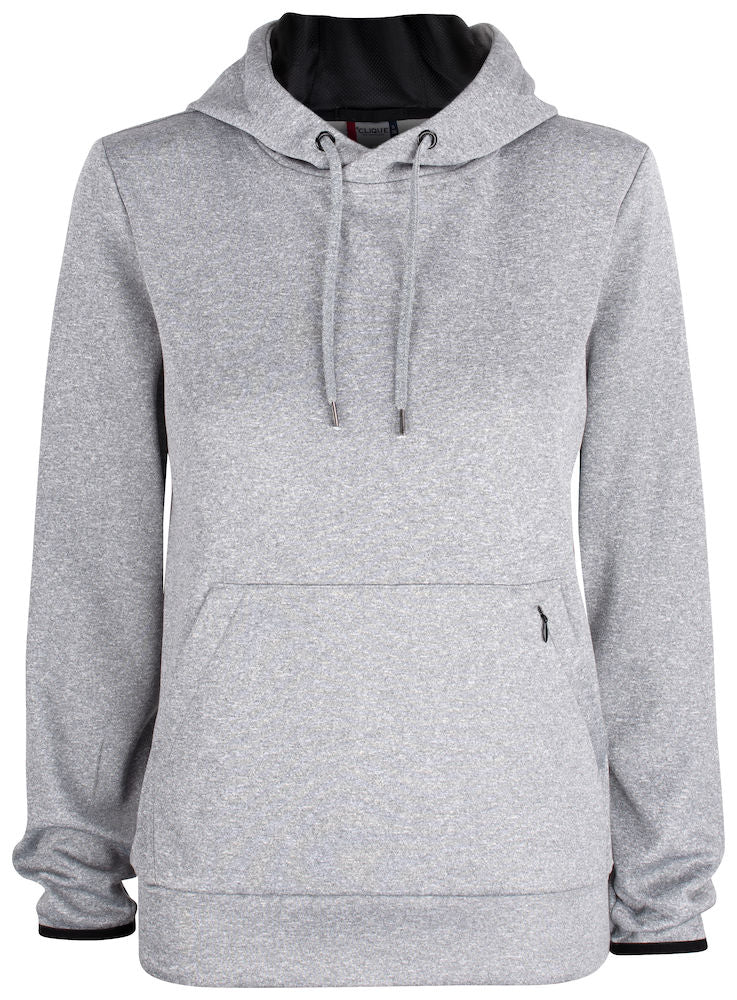Clique Oakdale Ladies Hoodie. Active Sweater Hoodie. 4 Colours, XS-3XL - Hoodie - Logo Free Clothing