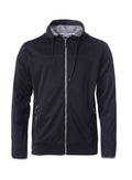 Clique Ottawa Mens Hoodie. Melange Effect, Hidden Earphone Loops, 4 Colours XS-3XL - Hoodie - Logo Free Clothing