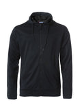 Clique Ottawa Mens Hoodie. Melange Effect, Hidden Earphone Loops, 4 Colours XS-3XL - Hoodie - Logo Free Clothing