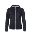 Clique Ottawa Ladies Hoodie. Melange Effect, Hidden Earphone Loops, 4 Colours XS-3XL - Hoodie - Logo Free Clothing