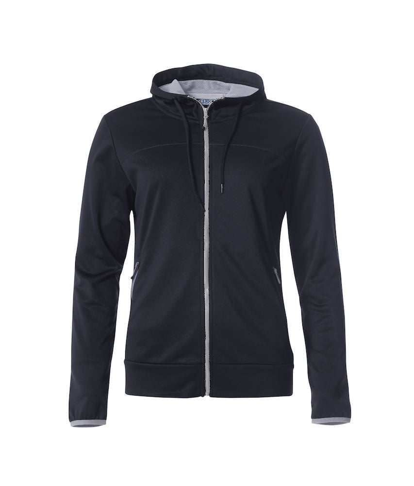 Clique Ottawa Ladies Hoodie. Melange Effect, Hidden Earphone Loops, 4 Colours XS-3XL - Hoodie - Logo Free Clothing