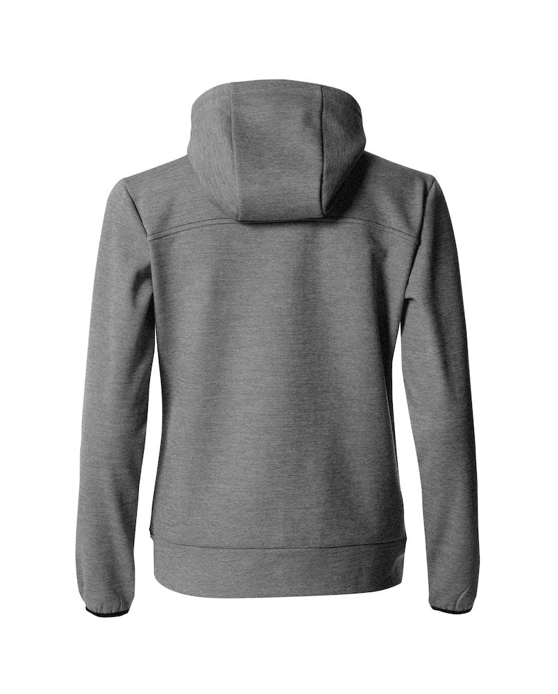 Clique Ottawa Ladies Hoodie. Melange Effect, Hidden Earphone Loops, 4 Colours XS-3XL - Hoodie - Logo Free Clothing