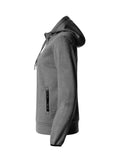 Clique Ottawa Ladies Hoodie. Melange Effect, Hidden Earphone Loops, 4 Colours XS-3XL - Hoodie - Logo Free Clothing