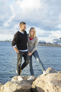 Clique Aston Mens Cotton V-Neck Jumper. Soft Touch. 3 Colours. S-3XL - Knitwear - Logo Free Clothing