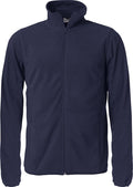 Clique Basic Micro Fleece Jacket | Mens Lightweight Zipped Fleece | 4 Colours | XS-4XL - Fleece - Logo Free Clothing