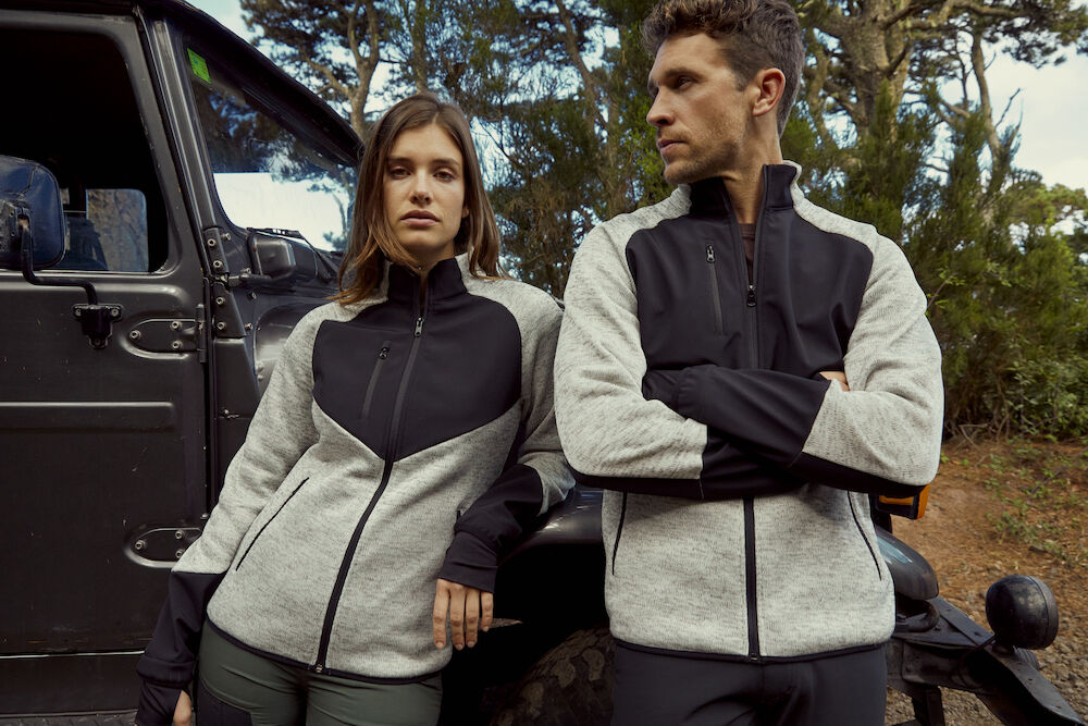 Clique Haines Fleece Jacket | Ladies Hybrid Fleece | Softshell Panels | 4 Colours | XS-2XL - Fleece - Logo Free Clothing