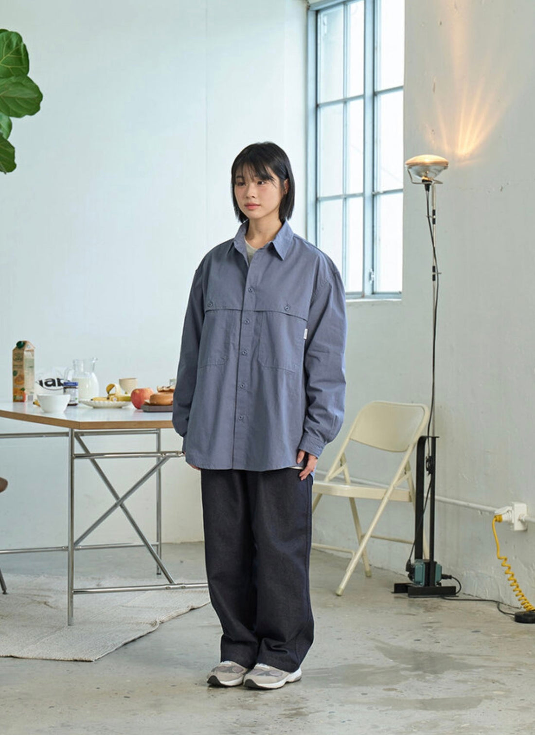 Wide Denim Trousers - Last One (Onesize fits most)