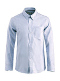 Clique Oxford Mens Long Sleeve Shirt. Pure Cotton Easy Care. 3 Colours. S-4XL - Shirt - Logo Free Clothing