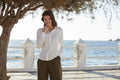 Clique Libby Ladies Blouse | Light Chiffon | Semi-Opaque Material | Black or White | XS-2XL - Shirt - Logo Free Clothing