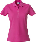 Clique Basic Ladies Polo Shirt | Cotton Polo Top | Flat Knit Collar | 16 Colours | XS-2XL - Polo Shirt - Logo Free Clothing