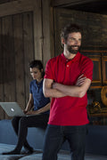 Clique Premium Mens Stretch Polo Shirt. 12 Colours XS-4XL - Polo Shirt - Logo Free Clothing