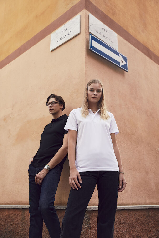 Clique Basic Active Polo Shirt | Unisex Fit Polo Top | Spun Dyed | 6 Colours | XS-3XL - Polo Shirt - Logo Free Clothing