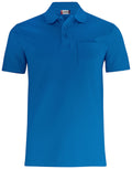 Clique Basic Pocket Polo Shirt | Short Sleeve | Unisex | Ringspun Cotton | 6 Colours | XS-4XL - Polo Shirt - Logo Free Clothing