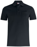 Clique Basic Pocket Polo Shirt | Short Sleeve | Unisex | Ringspun Cotton | 6 Colours | XS-4XL - Polo Shirt - Logo Free Clothing
