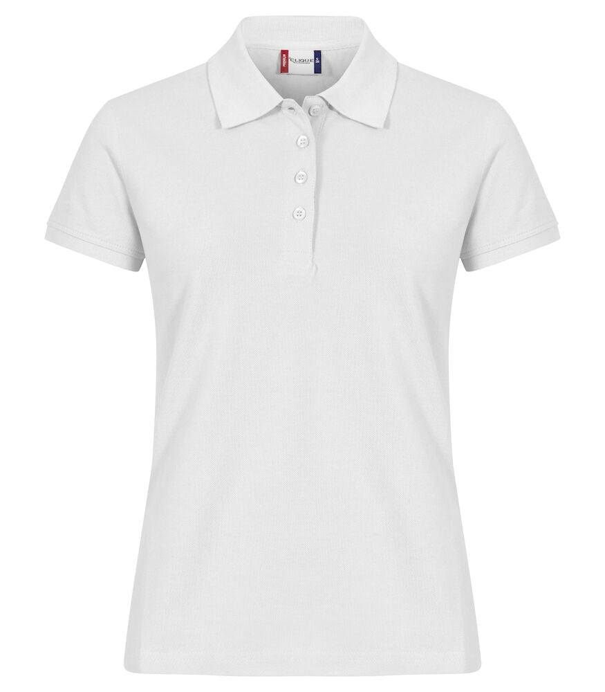 Clique Premium Heavyweight Ladies Polo Shirt | Pique Cotton Polo | 6 Colours | S-2XL - Polo Shirt - Logo Free Clothing