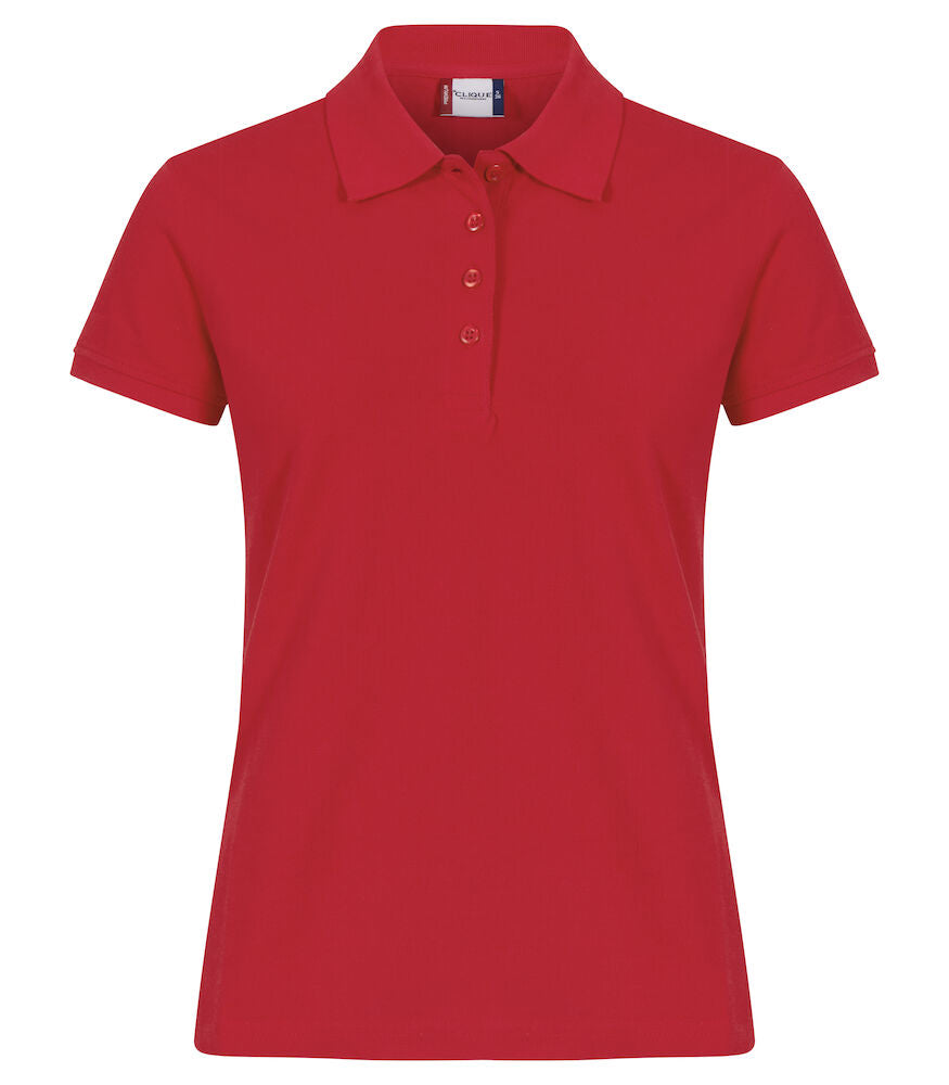 Clique Premium Heavyweight Ladies Polo Shirt | Pique Cotton Polo | 6 Colours | S-2XL - Polo Shirt - Logo Free Clothing
