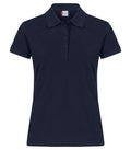 Clique Premium Heavyweight Ladies Polo Shirt | Pique Cotton Polo | 6 Colours | S-2XL - Polo Shirt - Logo Free Clothing