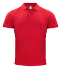 Clique Mens Classic Organic Cotton Polo Shirt. 8 Colours S-3XL - Polo Shirt - Logo Free Clothing