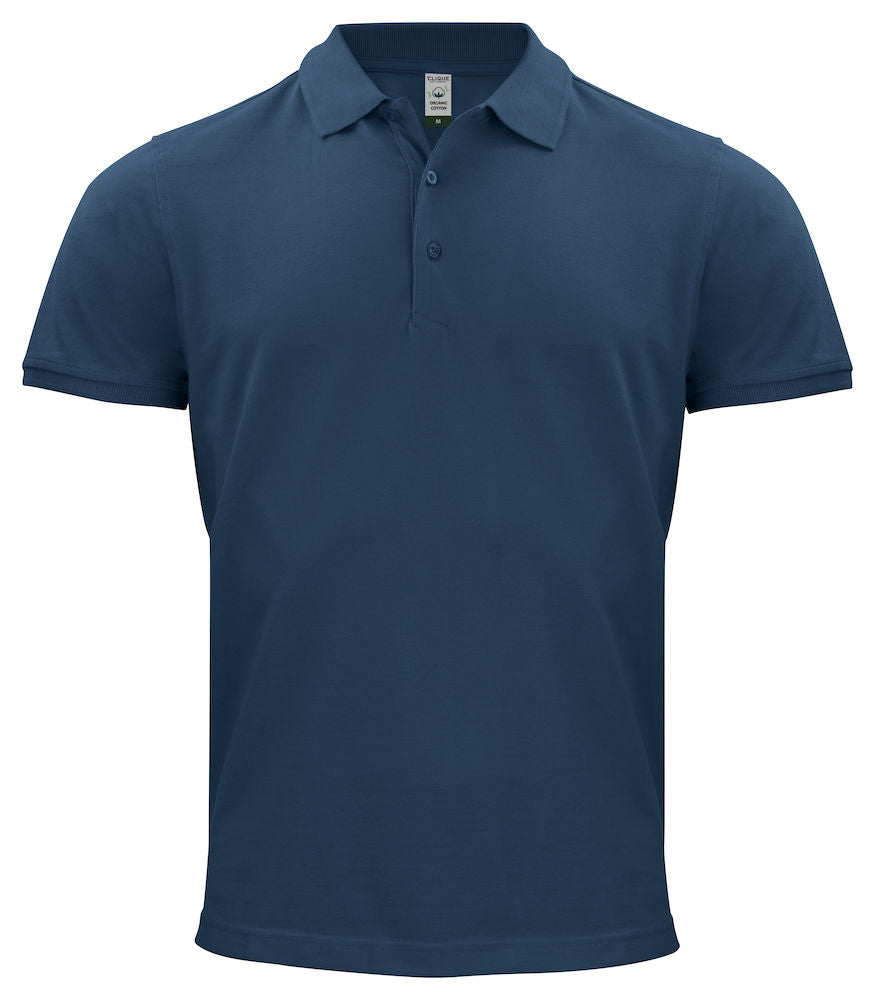 Clique Mens Classic Organic Cotton Polo Shirt. 8 Colours S-3XL - Polo Shirt - Logo Free Clothing
