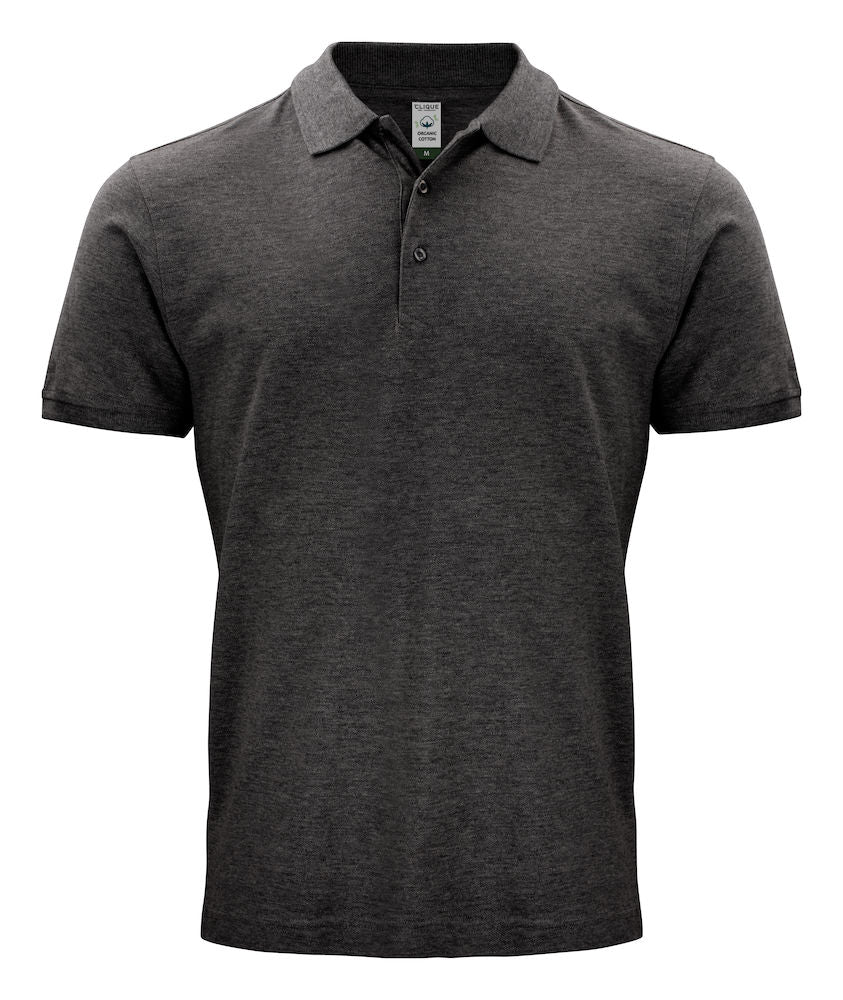 Clique Mens Classic Organic Cotton Polo Shirt. 8 Colours S-3XL - Polo Shirt - Logo Free Clothing