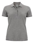 Clique Ladies Classic Organic Cotton Polo Shirt. 8 Colours XS-2XL - Polo Shirt - Logo Free Clothing