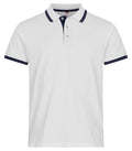 Clique Austin Unisex Polo Shirt | Pique Cotton Polo | Contrast Stripes | 4 Colours | XS-3XL - Polo Shirt - Logo Free Clothing