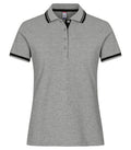 Clique Astoria Ladies Polo Shirt | Pique Cotton Polo | Contrast Stripes | 4 Colours | XS-2XL - Polo Shirt - Logo Free Clothing