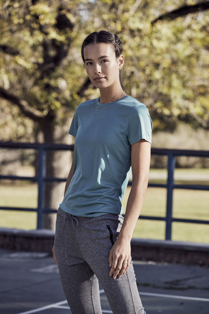Clique Basic Active T-Shirt | Ladies Activewear Tee Shirt | Spun Dyed | 10 Colours | XS-2XL - Tee Shirt - Logo Free Clothing