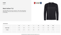 Clique Basic Active Long Sleeve Top | Mens Activewear T-Shirt | Spun Dyed | 3 Colours | XS-2XL - Tee Shirt - Logo Free Clothing