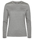 Clique Basic Active Long Sleeve Top | Ladies Activewear T-Shirt | Spun Dyed | 2 Colours | XS-2XL - Tee Shirt - Logo Free Clothing