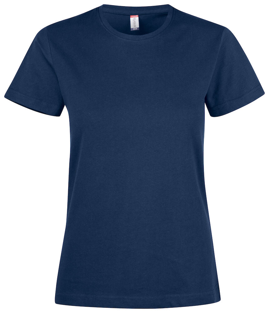Clique Premium Fashion T-Shirt | Ladies Cotton Tee Shirt | Pre-Shrunk |  4 Colours | XS-2XL - Tee Shirt - Logo Free Clothing