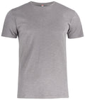 Clique Mens Slub T. Ring Spun Cotton & Pre Shrunk Tee Shirt. 4 Colours XS-2XL - Tee Shirt - Logo Free Clothing