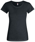 Clique Ladies Slub T. Ring Spun Cotton & Pre Shrunk Tee Shirt. 4 Colours XS-2XL - Tee Shirt - Logo Free Clothing