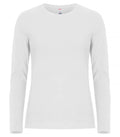 Clique Premium Fashion Long Sleeve T-Shirt | Ladies Long Sleeve Top | 4 Colours | XS-2XL - Tee Shirt - Logo Free Clothing