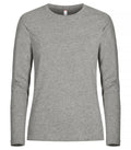 Clique Premium Fashion Long Sleeve T-Shirt | Ladies Long Sleeve Top | 4 Colours | XS-2XL - Tee Shirt - Logo Free Clothing