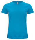 Clique Classic Organic Cotton Ladies T-Shirt | Pre-Shrunk | Super Soft | 12 Colours | XS-2XL - Tee Shirt - Logo Free Clothing