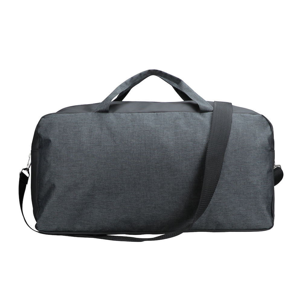 Clique Melange Duffle Bag | Weekend Travel Bag | Zipped Main Compartment | 28 Litre Capacity Holdall - Bag - Logo Free Clothing